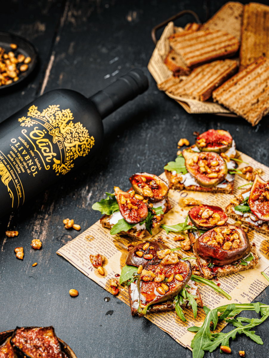 Bruschetta mit Ziegenricotta und Feigen đ - Ălich