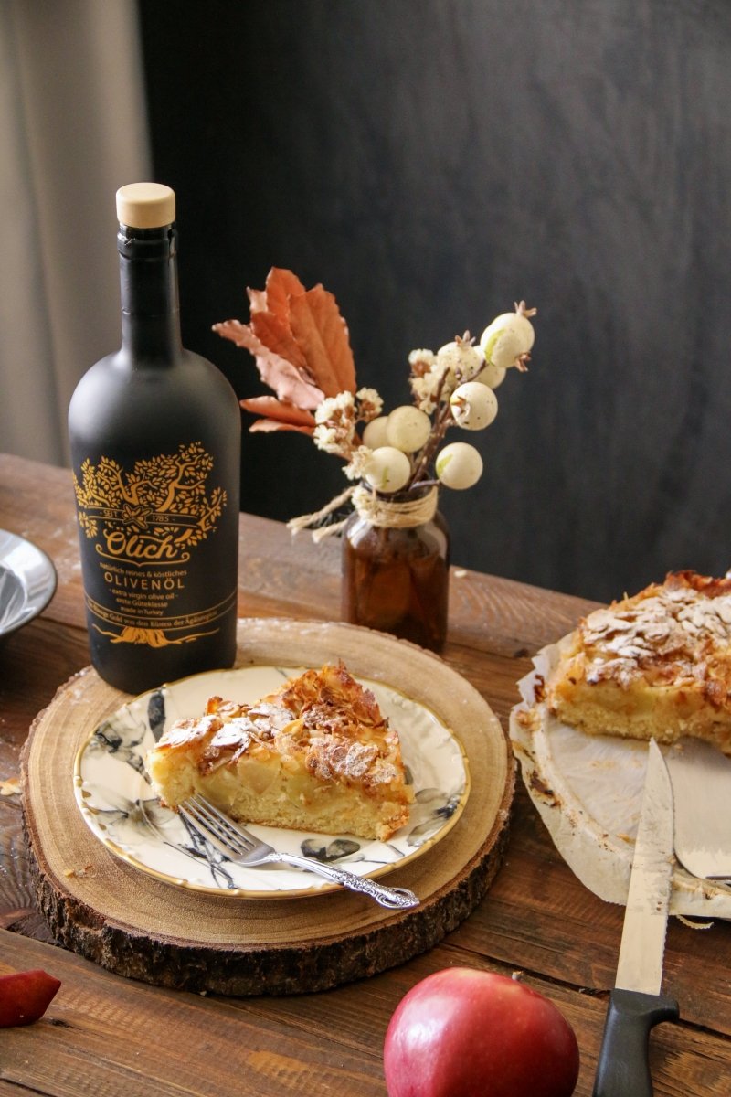 Apfelkuchen mit leckerer Mandelknusperhaupe 🍎🍎🍎 - Ölich