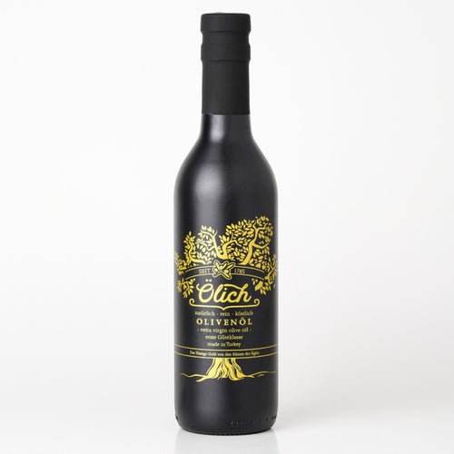 Ölich Olivenöl extra nativ in der 250-ml-Flasche, Vorderansicht