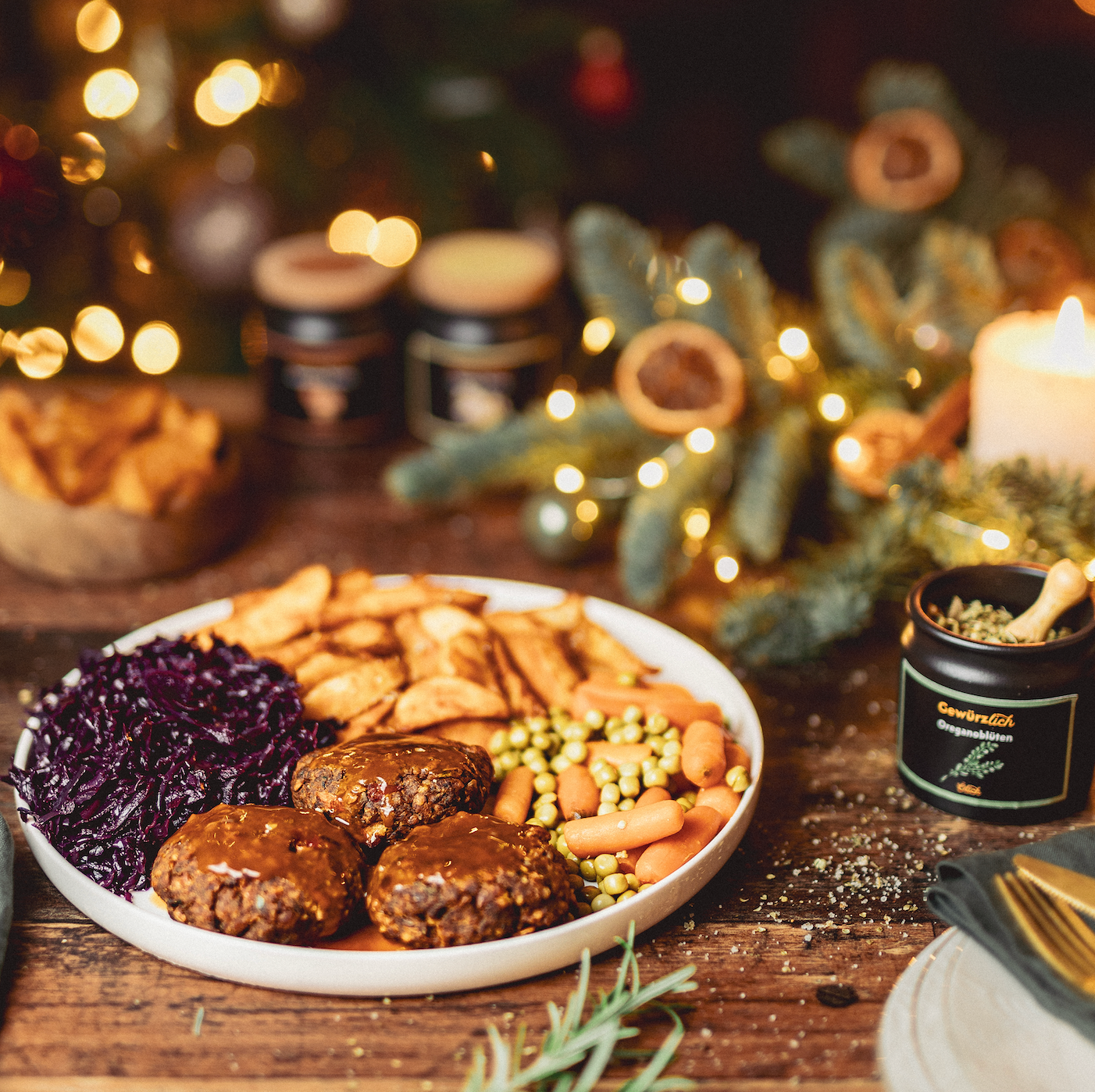 Veganer Weihnachtsbraten