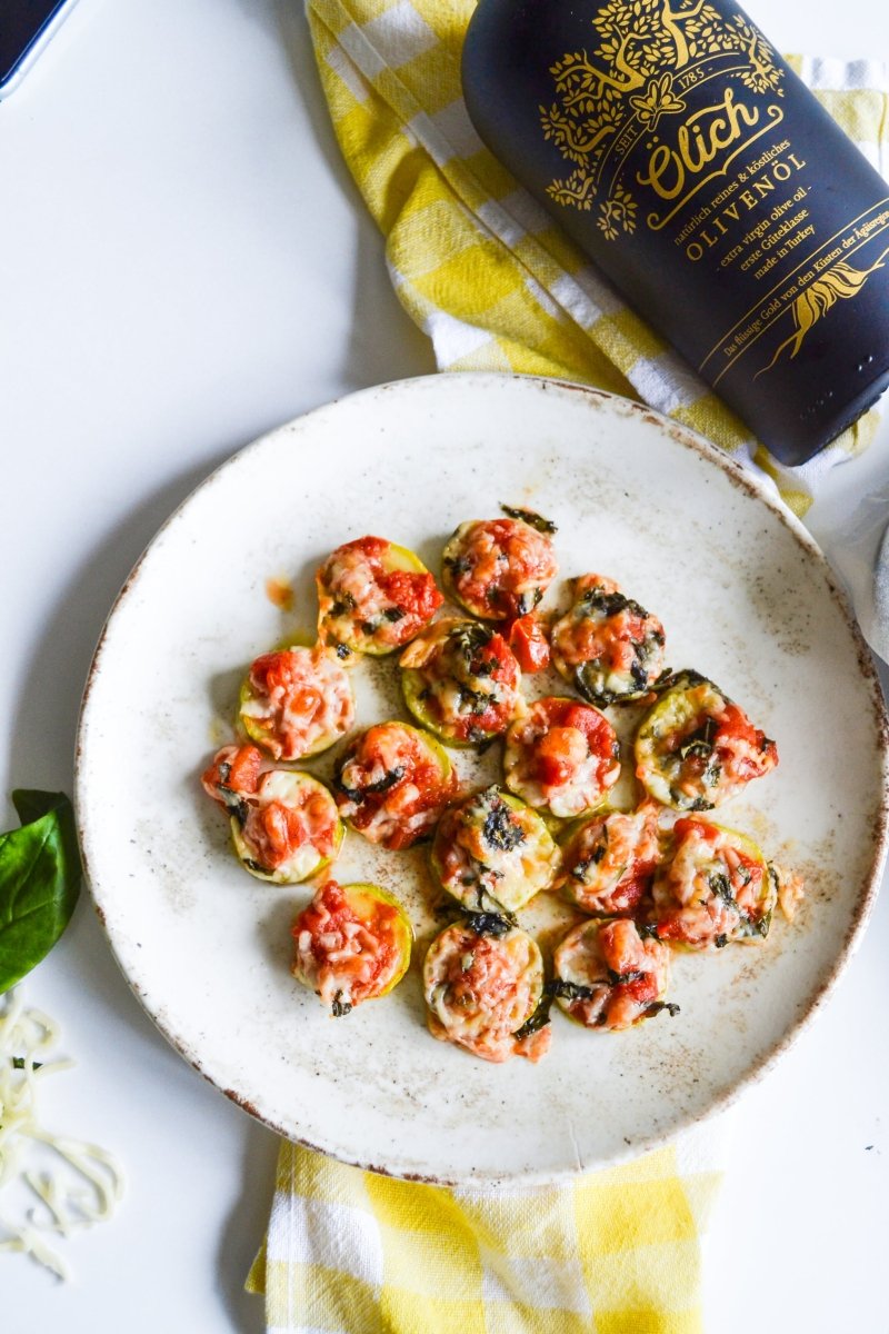 Zucchini Pizza Bites - Ölich