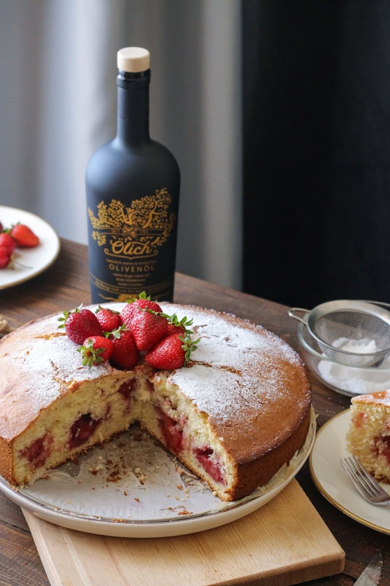 Sommerkuchen mit Ölich und Erdbeeren 🍓🍓🍓 - Ölich