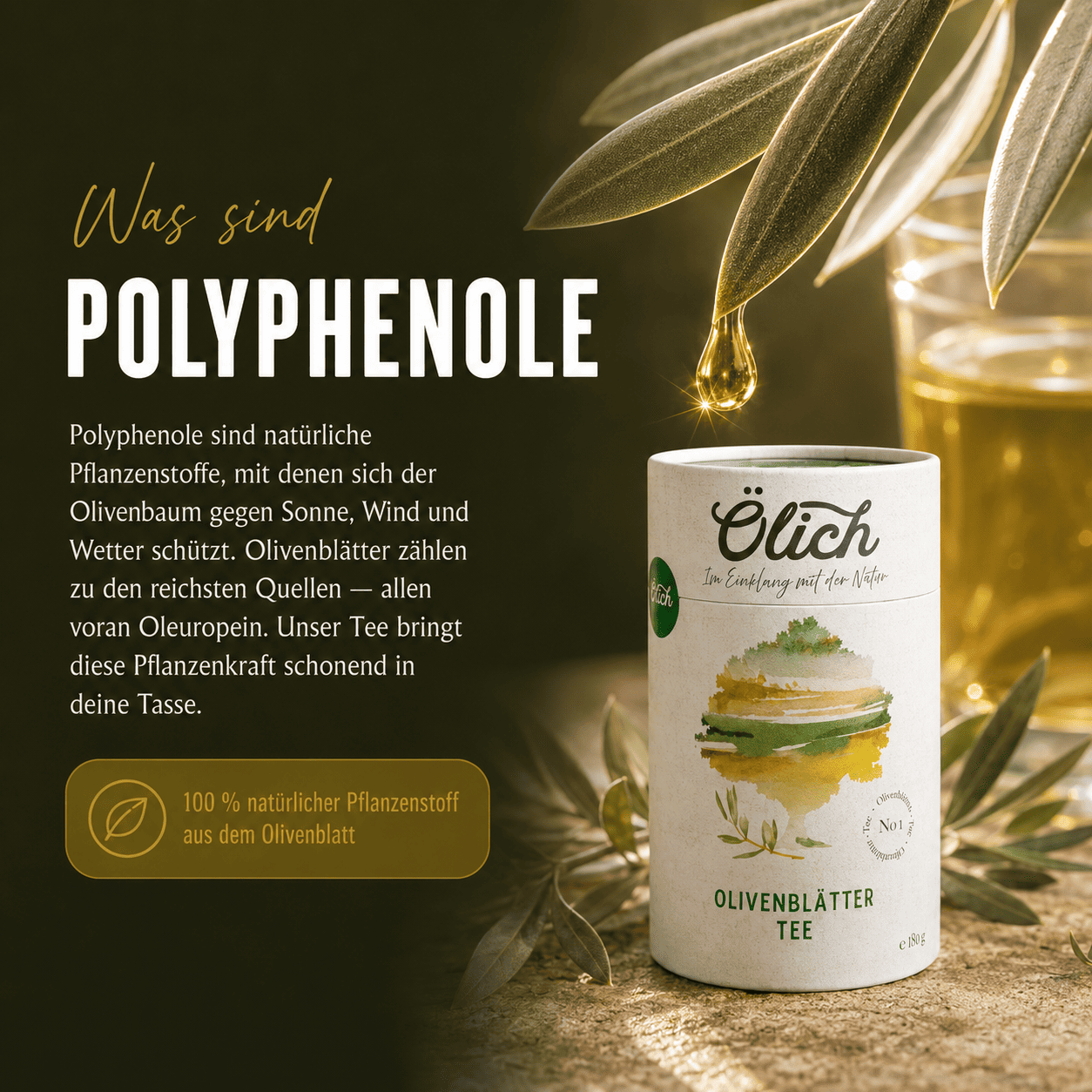 Ölich Olivenblatt Tee - Ölich