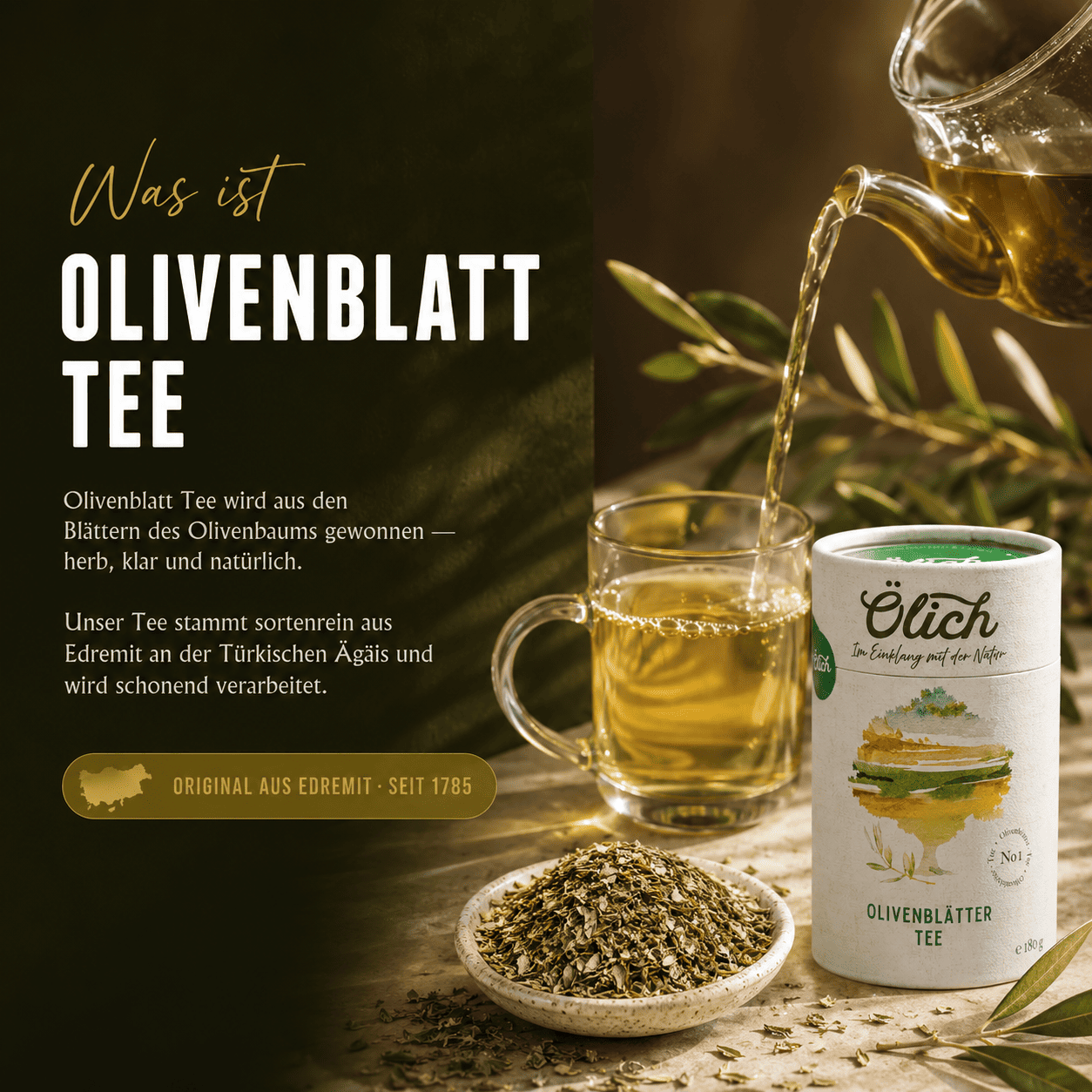 Ölich Olivenblatt Tee - Ölich